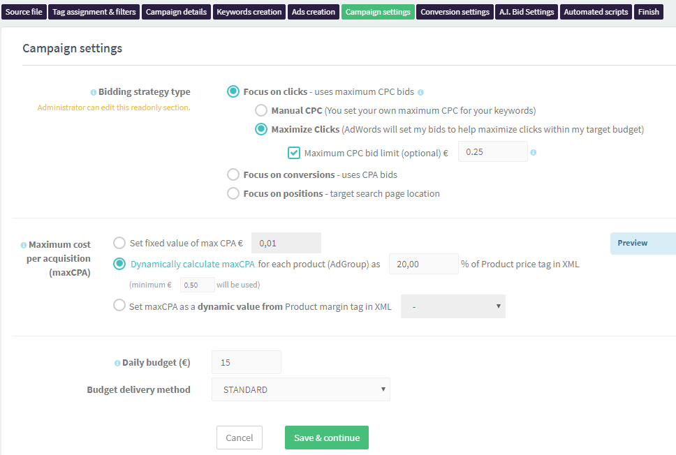 Campaign-setting-maxCPC-maxCPA